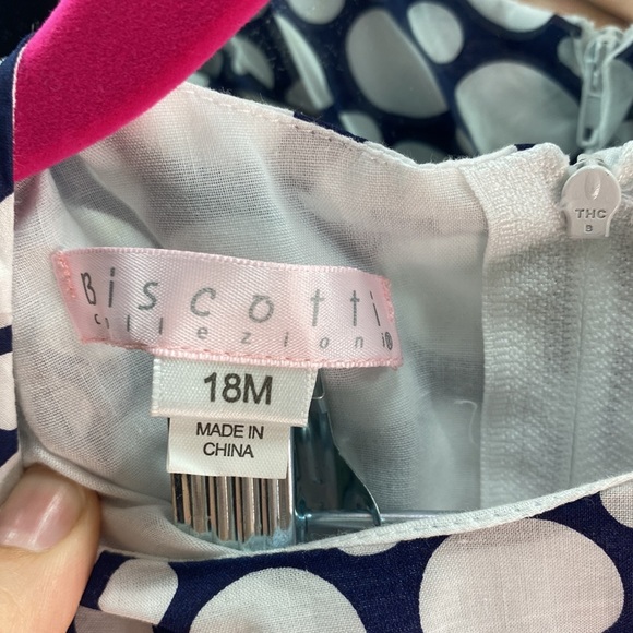 ⭐️HP⭐️ *Kate Mack* NWT Beautiful Dress 18 mo - polka dots - Biscotti Collection - Picture 5 of 8